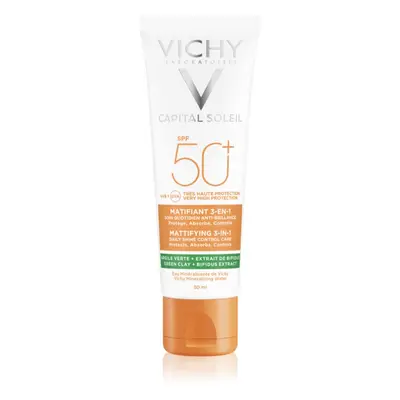 Vichy Capital Soleil Mattifying 3-in-1 schützende, mattierende Gesichtscreme SPF 50+