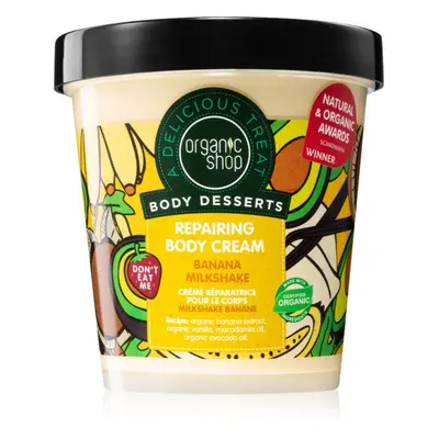 Organic Shop Body Desserts Banana Milkshake regenerierende Creme für den Körper