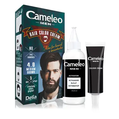 Delia Cosmetics Cameleo Men Haarfarbe Farbton 4.0 Medium Brown