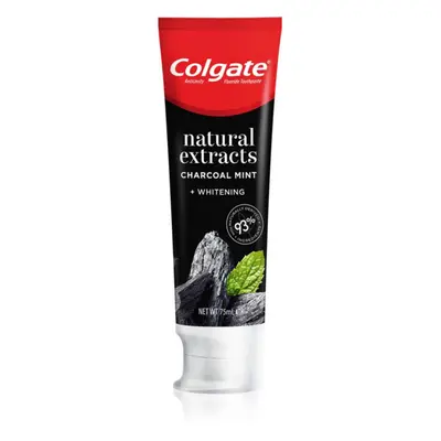 Colgate Natural Extracts Charcoal + White bleichende Zahnpasta mit Aktivkohle