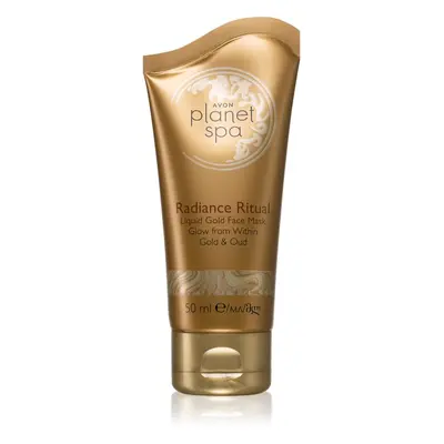 Avon Planet Spa Radiance Ritual feuchtigkeitsspendende Gesichtsmaske mit Goldpuder