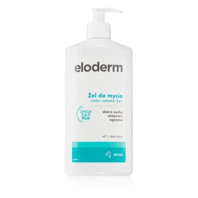 Eloderm Body & Hair Shower Gel Reinigungsgel für Haut und Haar für Kinder ab der Geburt