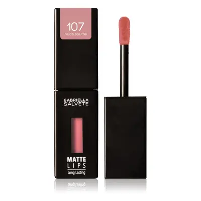 Gabriella Salvete Matte Lips langanhaltender flüssiger Lippenstift mit Matt-Effekt Farbton Nude 