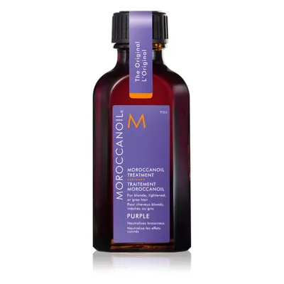 Moroccanoil Treatment Purple nährendes Öl für blonde und graue Haare