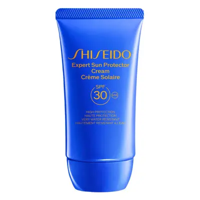 Shiseido Expert Sun Protector Cream SPF wasserfeste Bräunungscreme für das Gesicht SPF