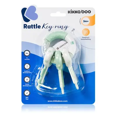 Kikkaboo Rattle Keychain Rassel m+ Mint