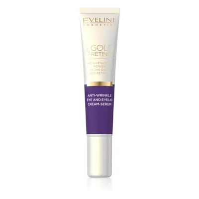 Eveline Cosmetics Gold & Retinol Creme-Serum gegen Falten im Augenbereich