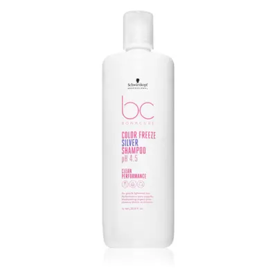 Schwarzkopf Professional BC Bonacure Color Freeze Silver Silbershampoo für blondes und meliertes