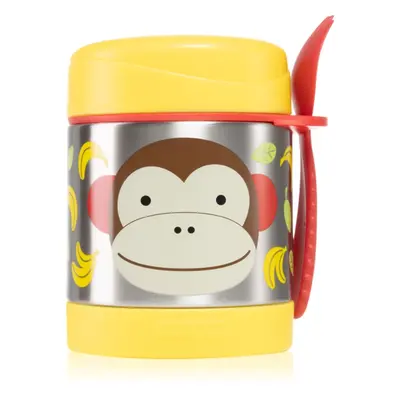 Skip Hop Zoo Monkey Thermosflasche mit Löffelchen 12m+
