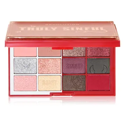 Makeup Revolution Truly Sinful Blood Palette Lidschatten-Palette