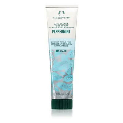 The Body Shop Peppermint Foot Scrub Peeling mit Pfefferminz