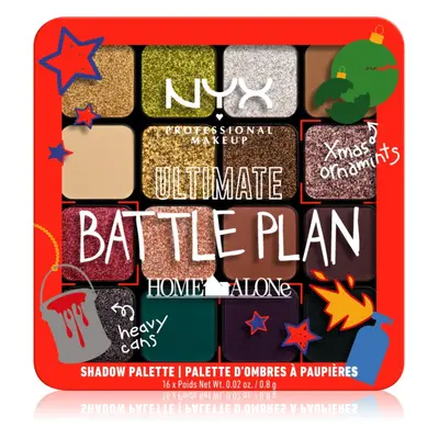 NYX Professional Makeup Home Alone Ultimate Battle Plan Lidschattenpalette Farbton Ultimate Batt