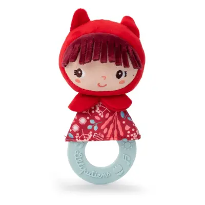 Lilliputiens Teething Rattle Little Red Riding Hood Beißring m+