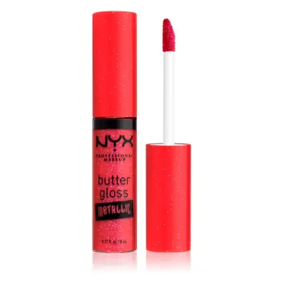 NYX Professional Makeup Butter Gloss Metallic Metallic Lipgloss Farbton Blood