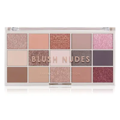 MUA Makeup Academy Professional Shade Palette Lidschattenpalette Farbton Blush Nudes