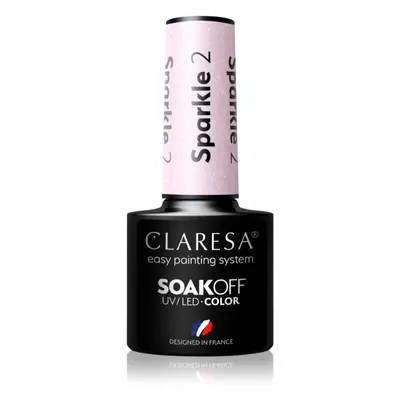 Claresa SoakOff UV/LED Color Sparkle Gel-Nagellack Farbton