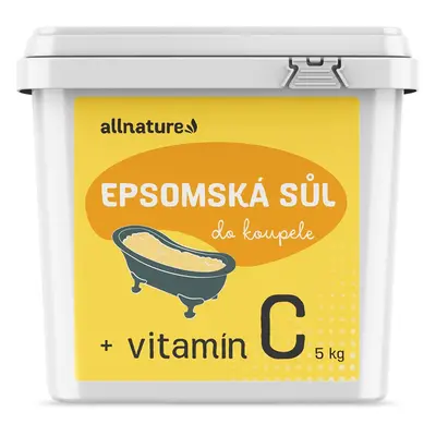 Allnature Epsom salt + vitamín C Badesalz mit Vitamin C