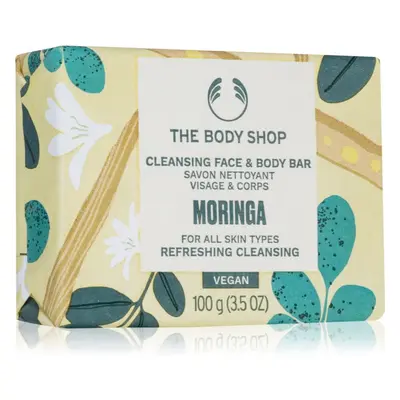 The Body Shop Moringa Cleansing Bar Feinseife Für Gesicht und Körper