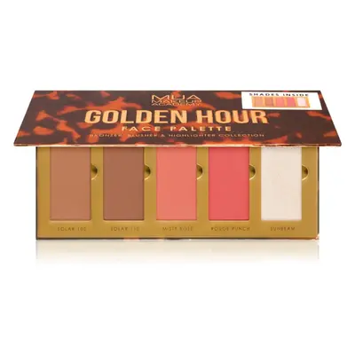 MUA Makeup Academy Golden Hour Puder-Palette für die Gesichtskonturen