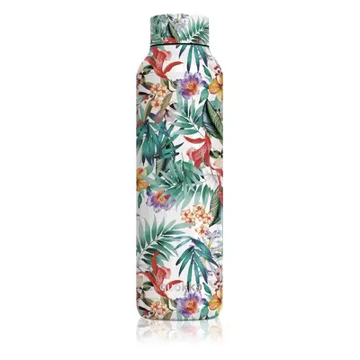 Quokka Solid Wasserflasche aus Edelstahl Orchid Garden