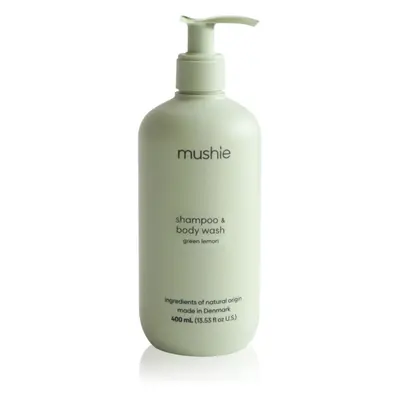 Mushie Organic Baby Duschgel & Shampoo in für Kinder Green Lemon