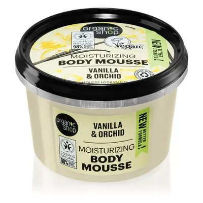 Organic Shop Vanilla & Orchid Body-Schaum mit Vanille