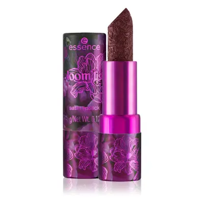 essence in the bloom'light Satin-Lippenstift Farbton Kisses At Midnight