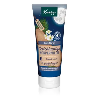 Kneipp Good Night intensive feuchtigkeitsspendende Körpermilch mit Bambus Butter