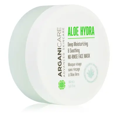 Arganicare Aloe Hydra No-Rinse Face Mask tiefenwirksame feuchtigkeitsspendende Maske mit beruhig