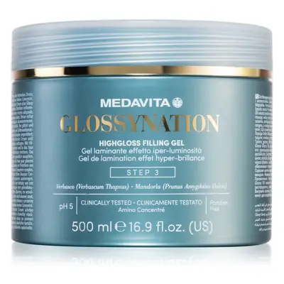Medavita Glossynation Highgloss Filling Gel Haargel laminovací gel se zrcadlovým efektem