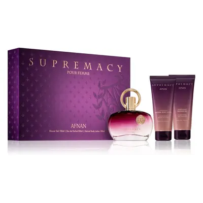 Afnan Supremacy Pour Femme Purple Geschenkset für Damen