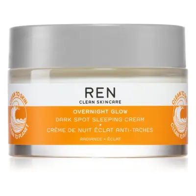 REN Radiance aufhellende Nachtcreme gegen Pigmentflecken mit feuchtigkeitsspendender Wirkung