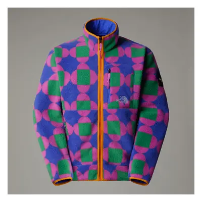 The North Face Tnf X Yinka Ilori Fleece-wendejacke Mit Aufdruck (unisex) Solar Blue Lets Blossom