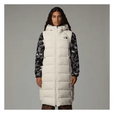 The North Face Hyalite Lange Daunenweste Für Damen White Dune-npf