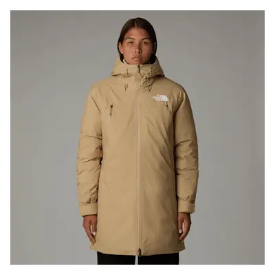 The North Face Mountain Range Daunenparka Für Damen Khaki Stone