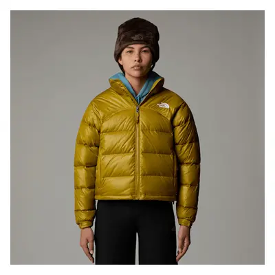 The North Face Retro Nuptse Jacke Für Damen Amber Green