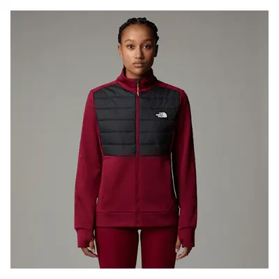 The North Face Reaxion Hybrid-jacke Für Damen Beetroot Dark Heather-asphalt Grey