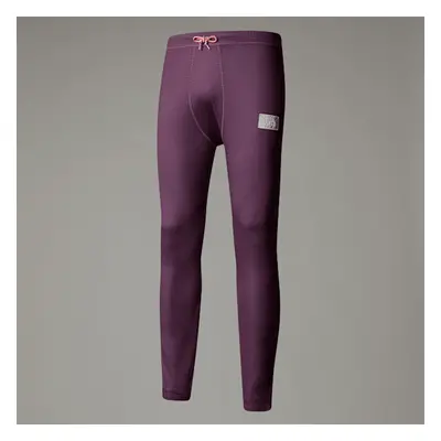 The North Face A68-a Circular Dotknit Baselayer Leggings Midnight Mauve