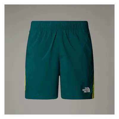 The North Face 24/7 Shorts Mit Colourblocking Für Herren Deep Nori-sulphur Spring Green