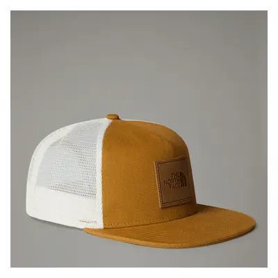 The North Face Half Dome Trucker Kappe Denim-leather Patch