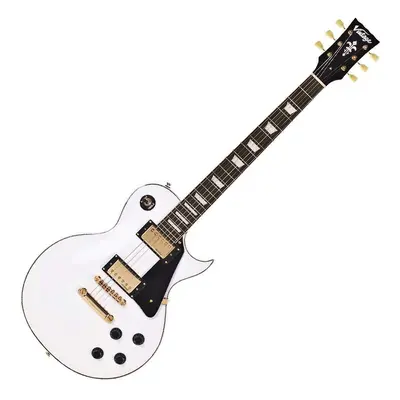 Vintage V100 Arctic White E-Gitarre