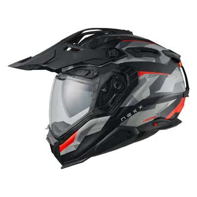 Nexx X.WED3 Trailmania Grey/Red MT Helm