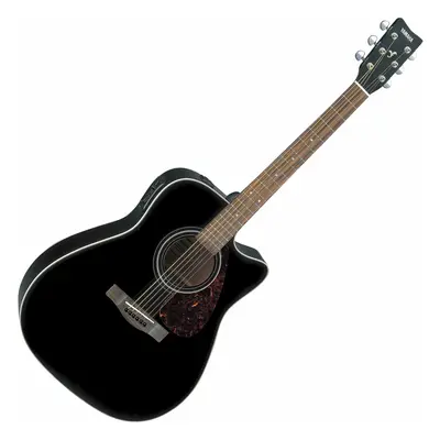 Yamaha FX370C Black Dreadnought Elektro-Akustikgitarren