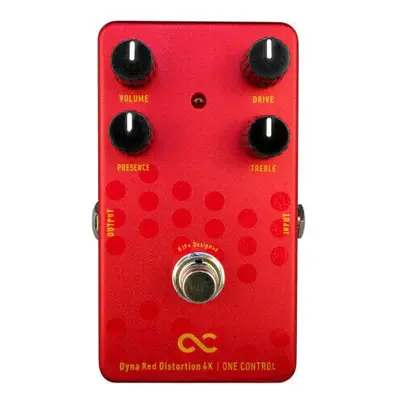 One Control Dyna Red Distortion 4K Gitarreneffekt