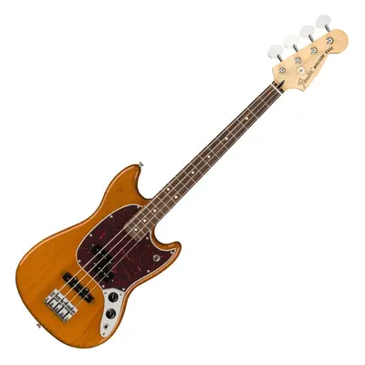 Fender Mustang PJ Bass PF Aged Natural