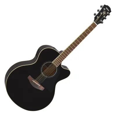 Yamaha CPX600 BK Black Jumbo Elektro-Akustikgitarren