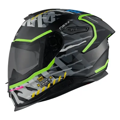 Nexx Y.100R Urbangram Black MT Helm