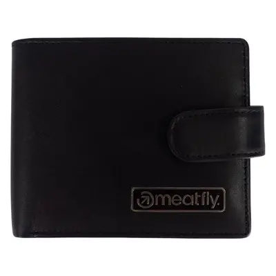 Meatfly Nathan Premium Leather Portemonnaie Black