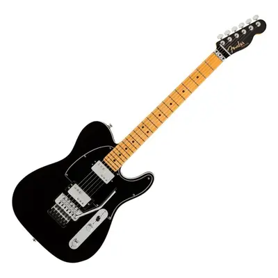 Fender American Ultra Luxe Telecaster FR HH MN Mystic Black E-Gitarre