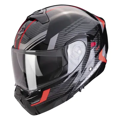 Scorpion EXO EVO SIKON Black/Silver/Red Helm